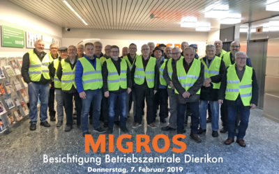 Ausflug Betriebszentrale Migros Dierikon